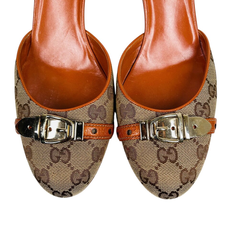 Logo W/Buckle Mule
