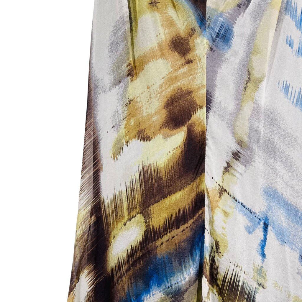 Printed Chiffon Over Slip