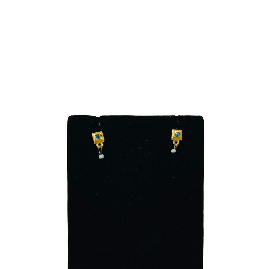 Tiny Gold W/Blue Stone