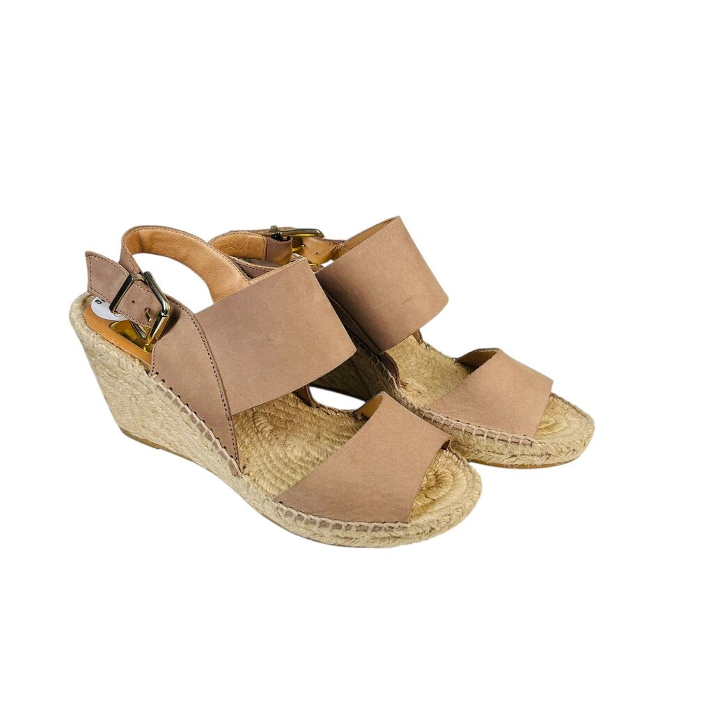 Straw Wedge 2 Strap Sandal