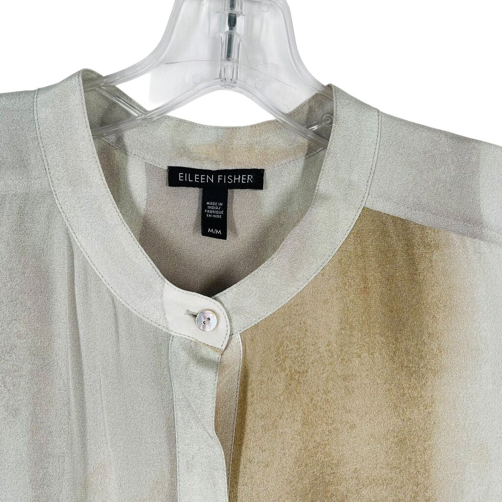 Silk Ombre Tunic Blouse