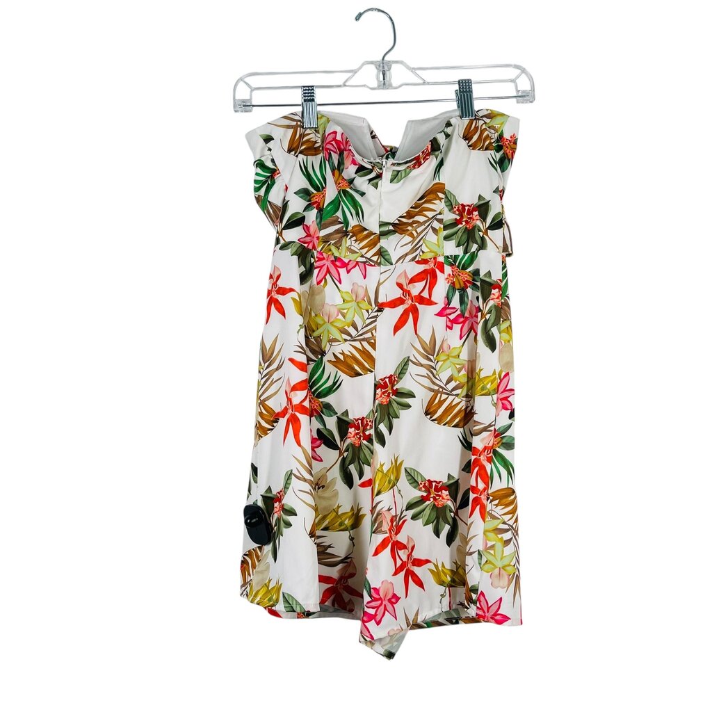 Strapless Knotted Frt Floral NWT
