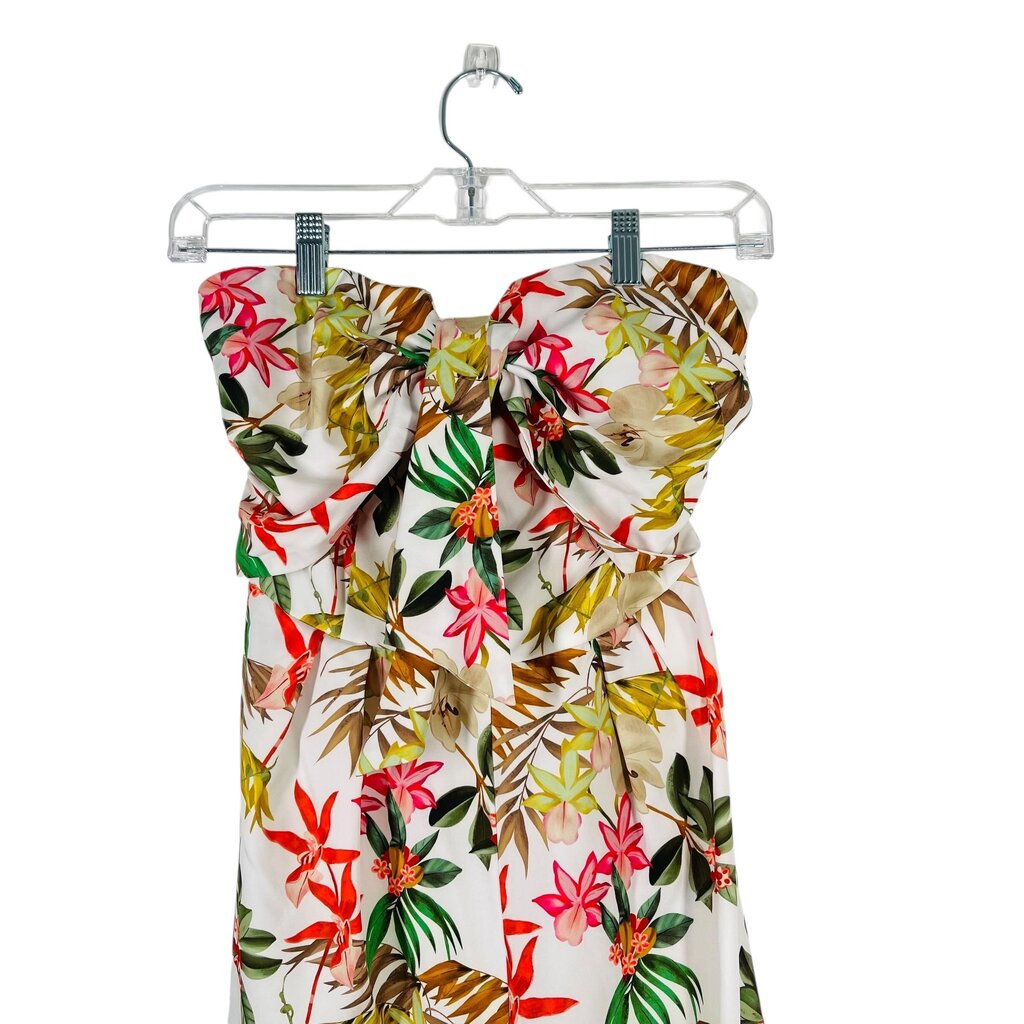 Strapless Knotted Frt Floral NWT