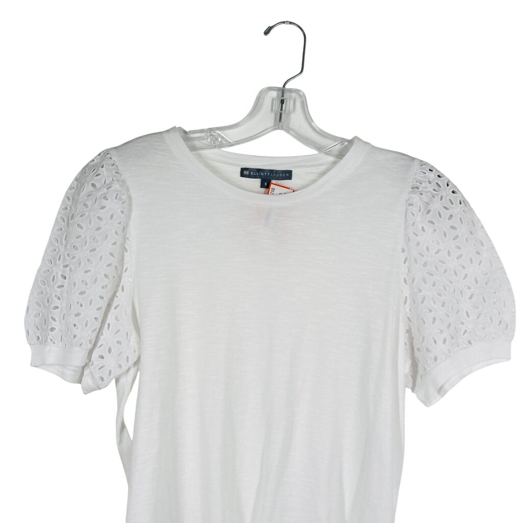 Eyelet Sleeve Tee