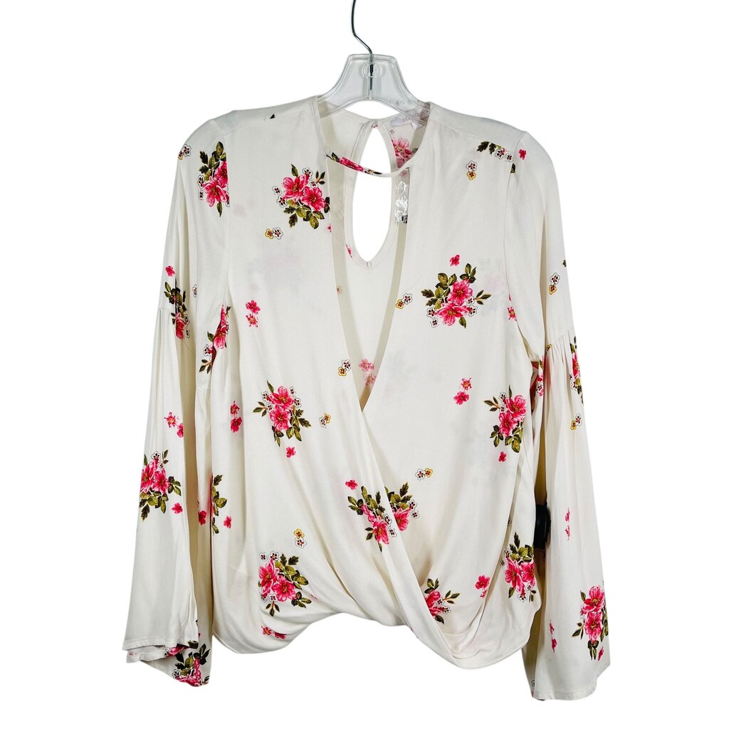 Floral Vnk Mock Wrap