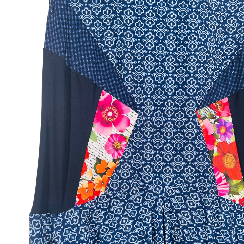 Patchwork Print Slvs