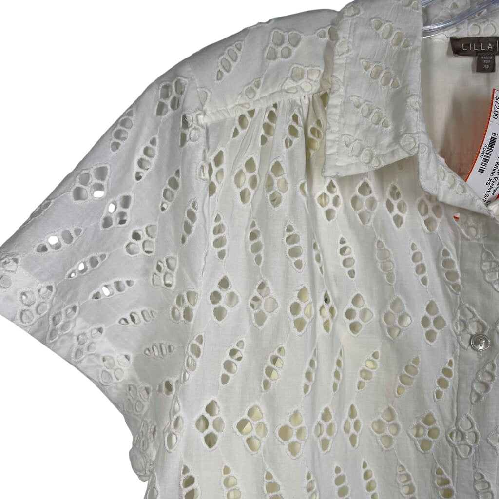 Eyelet S/S Shirtwaist