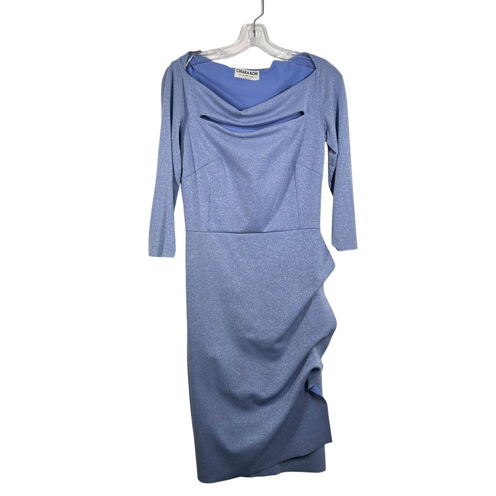 Metallic Cut Out W/Ruffle