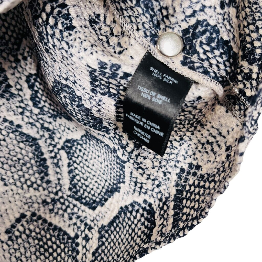 Snake Print Vnk Blouse