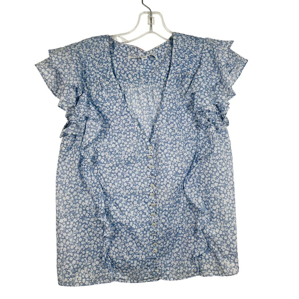 Floral Vnk W/Ruffles
