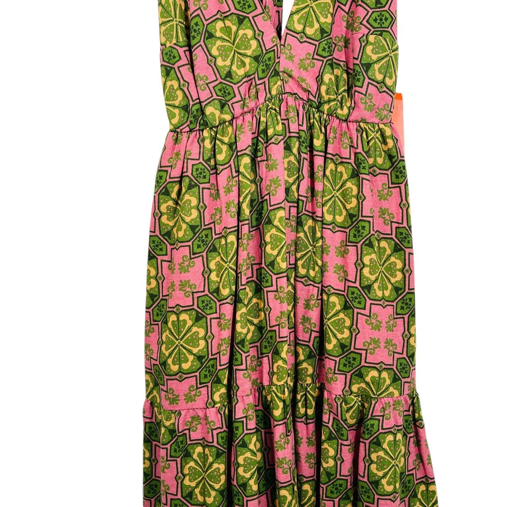 Print Backless W/Tie