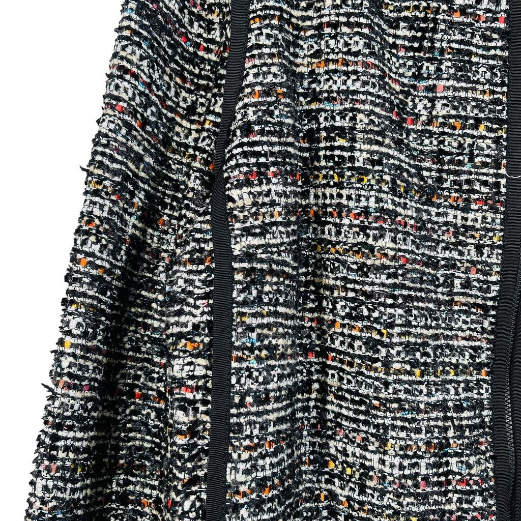 Tweed Zip Front