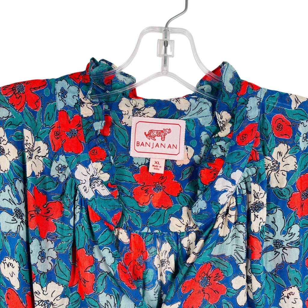 Floral Vnk Blouse