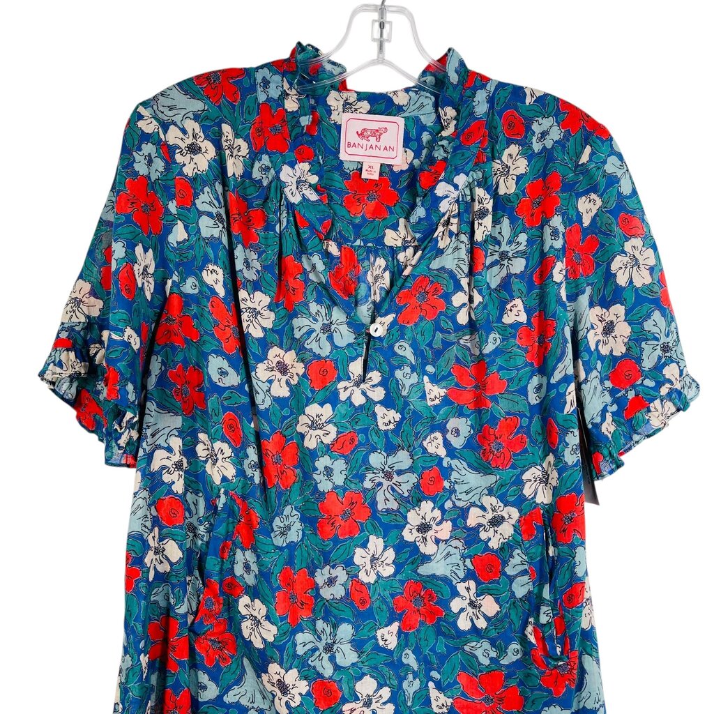 Floral Vnk Blouse