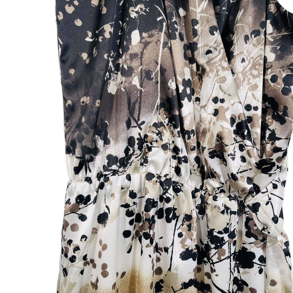 Floral Halter Faux Wrap