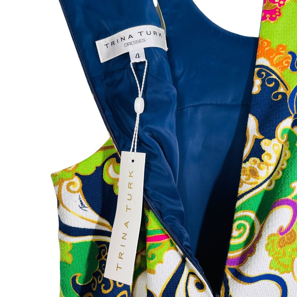 Paisley Halter W/Pom Hem NWT