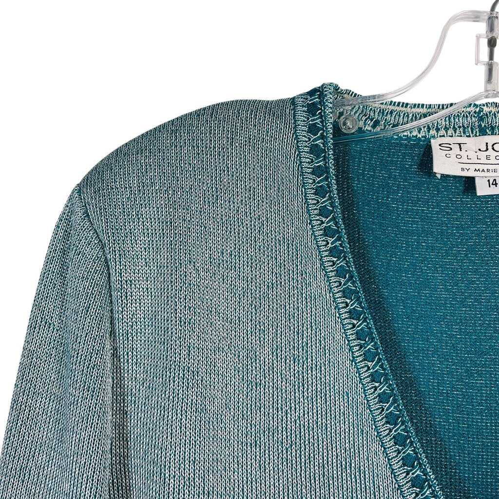 Tweed Cardigan W/Trim