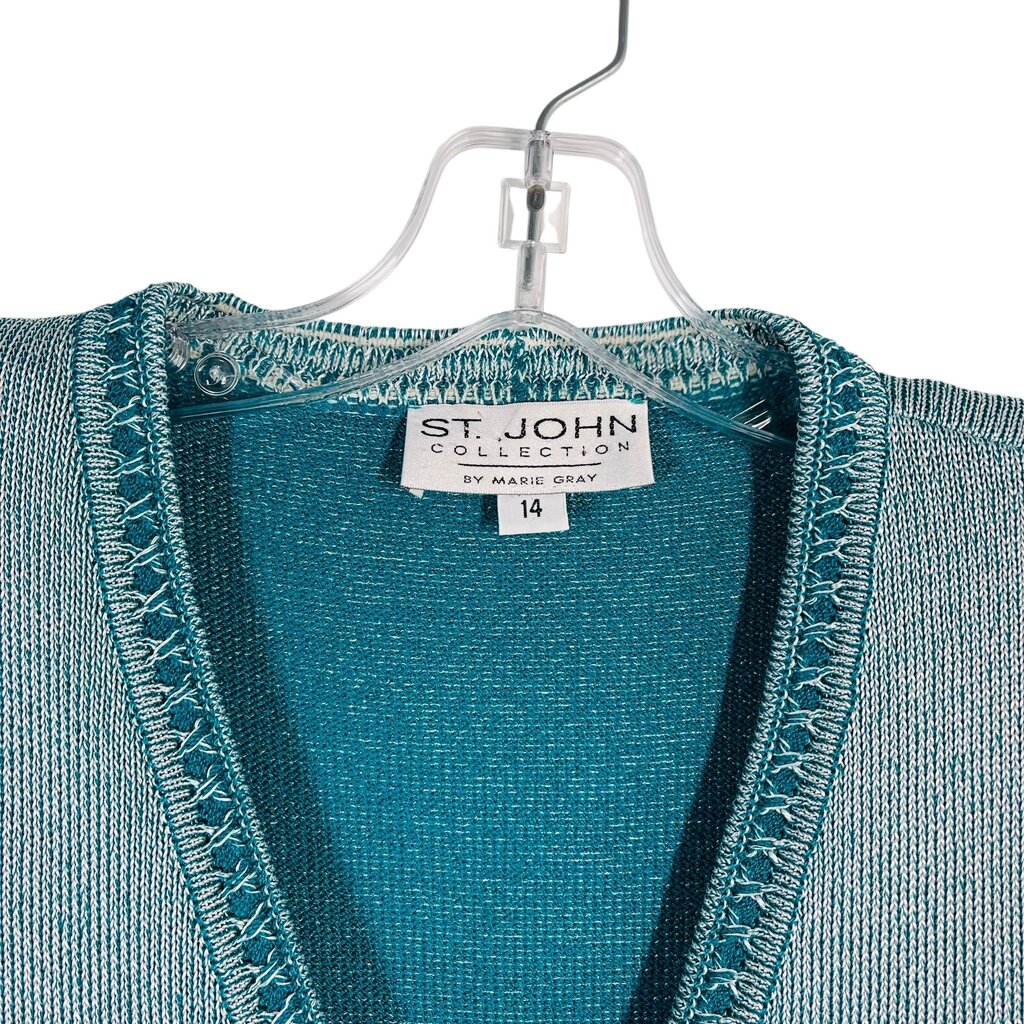 Tweed Cardigan W/Trim