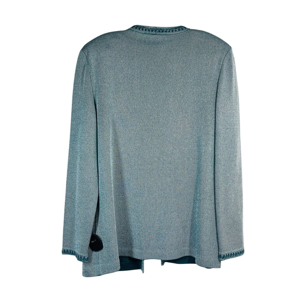 Tweed Cardigan W/Trim