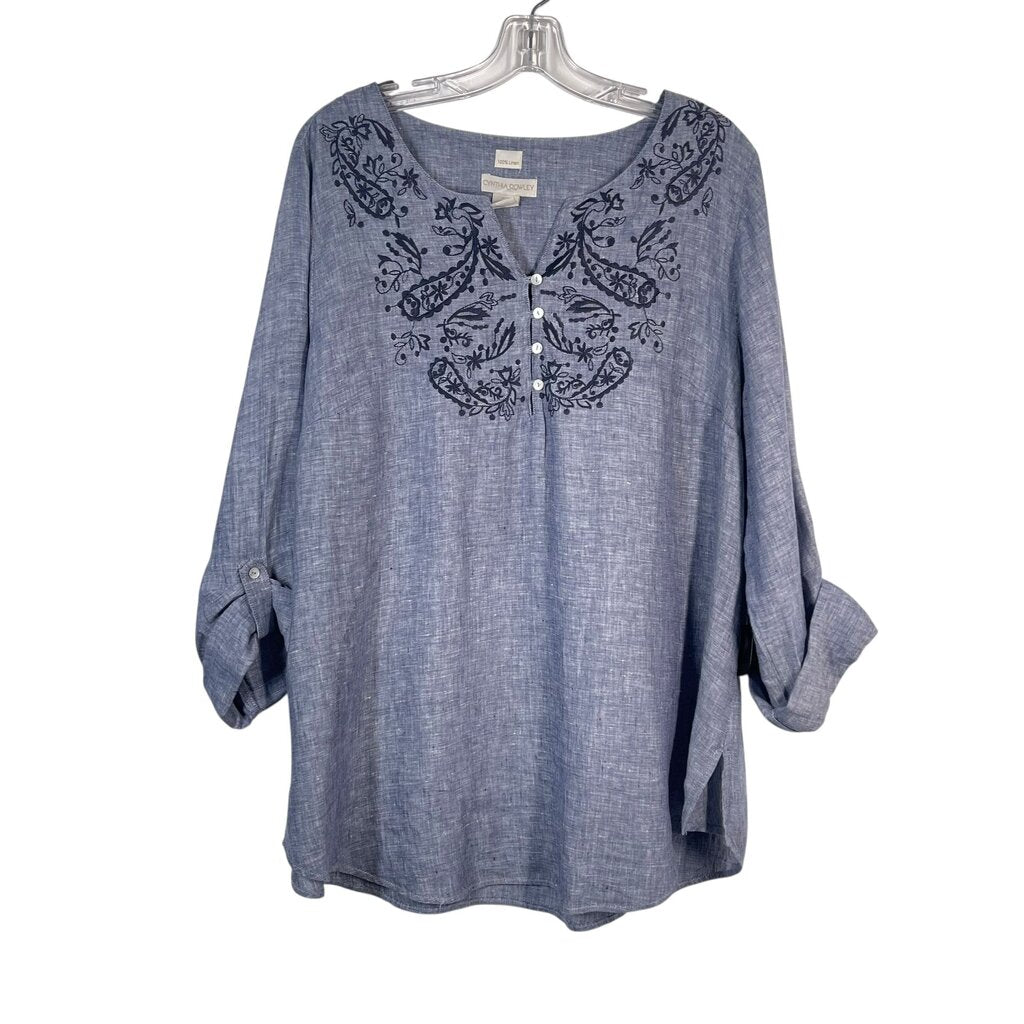 Chambray W/Embro
