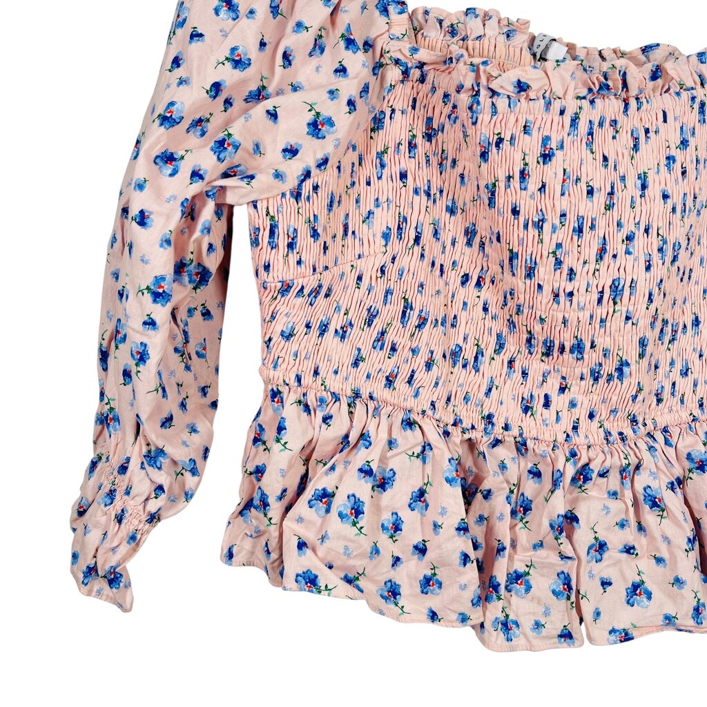 Floral Smocked W/Ruffles