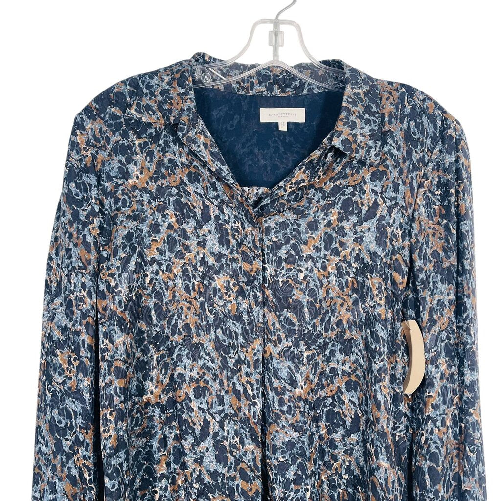Silk Print Blouse