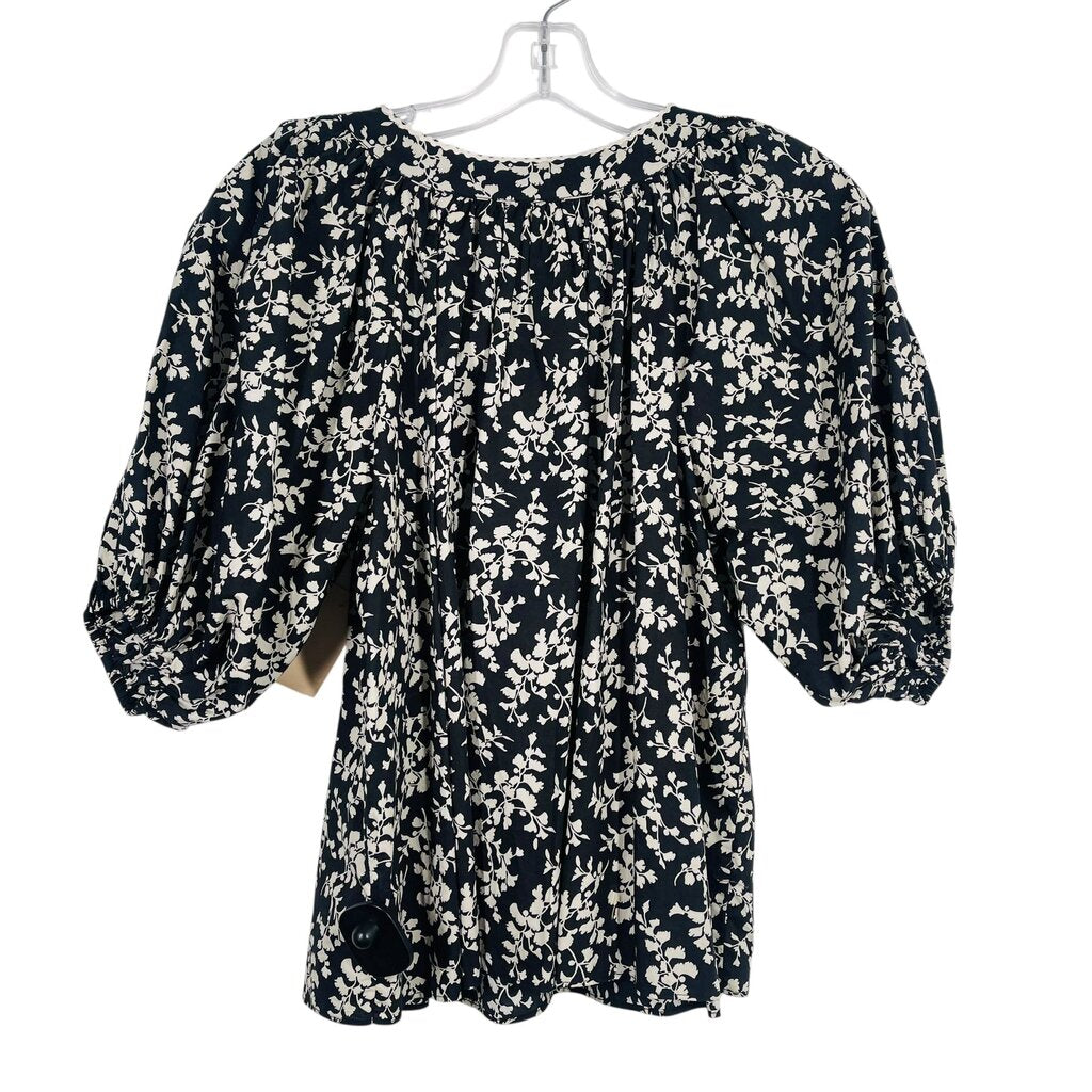 Floral W/Puff Slv