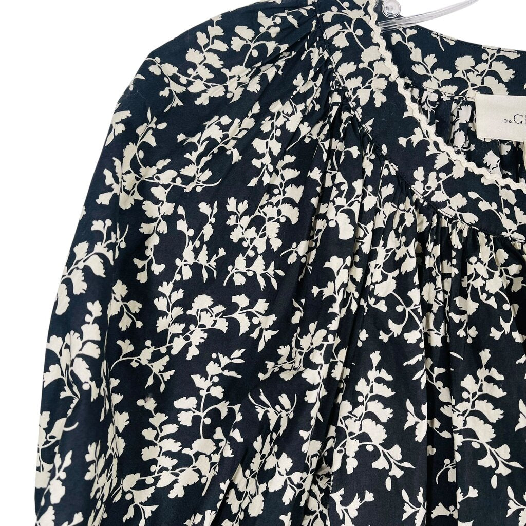 Floral W/Puff Slv