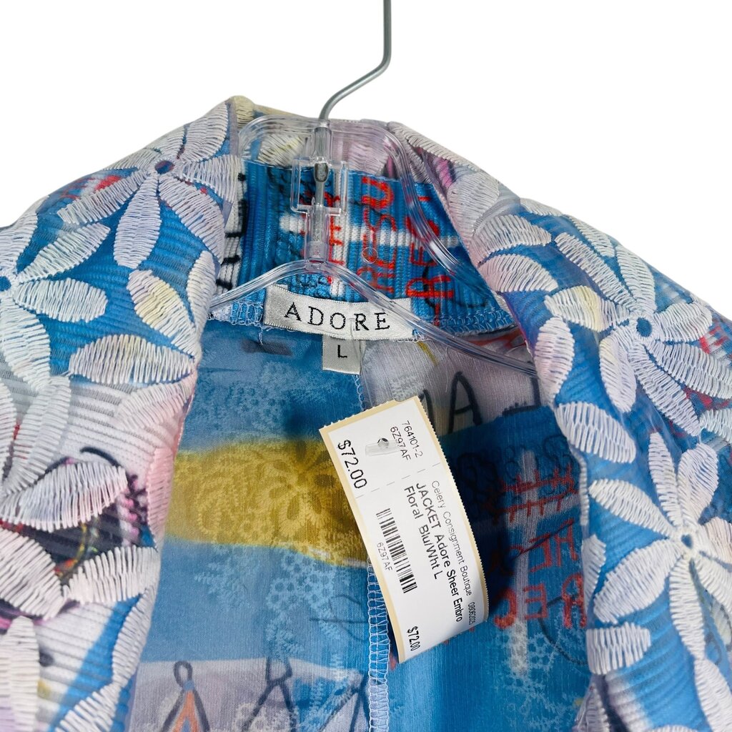 Sheer Embro Floral