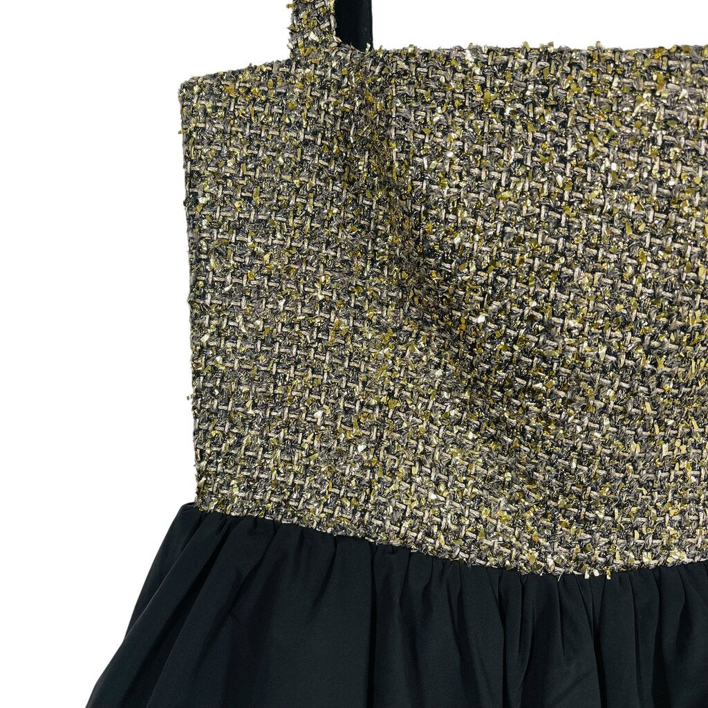 Tweed Top Bubble Hem