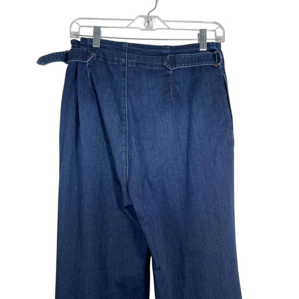 Button Front Wide Leg