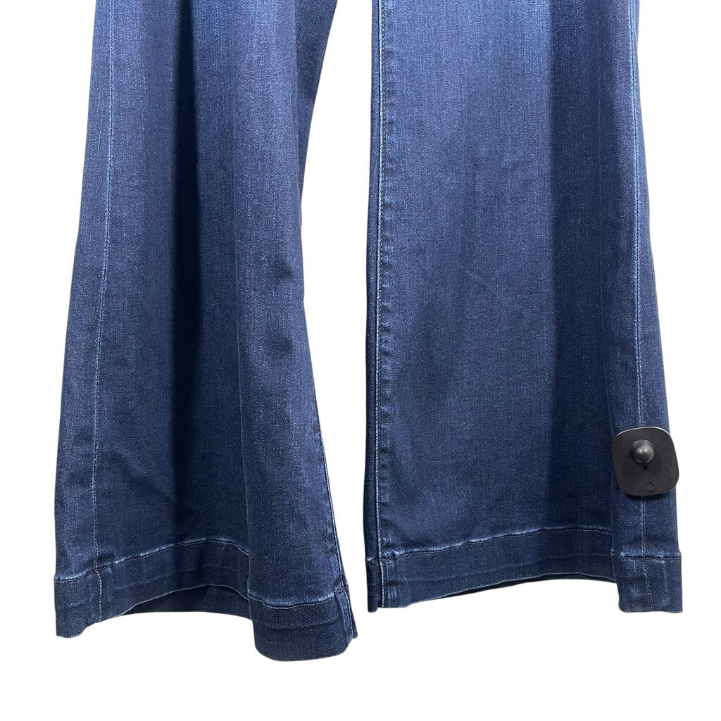 Button Front Wide Leg