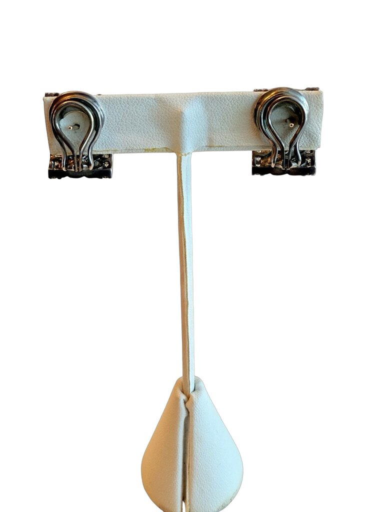 Sterling Silver diamond Cigar band