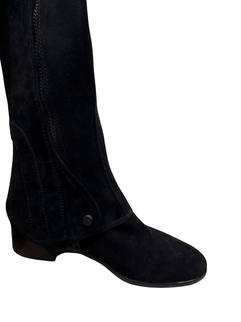 Suede Tall Flat