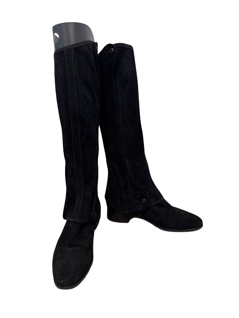 Suede Tall Flat