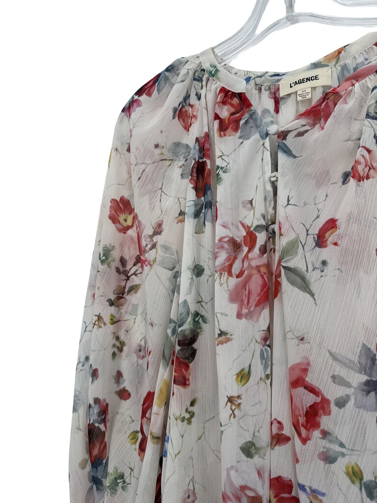 Sheer Floral L/S