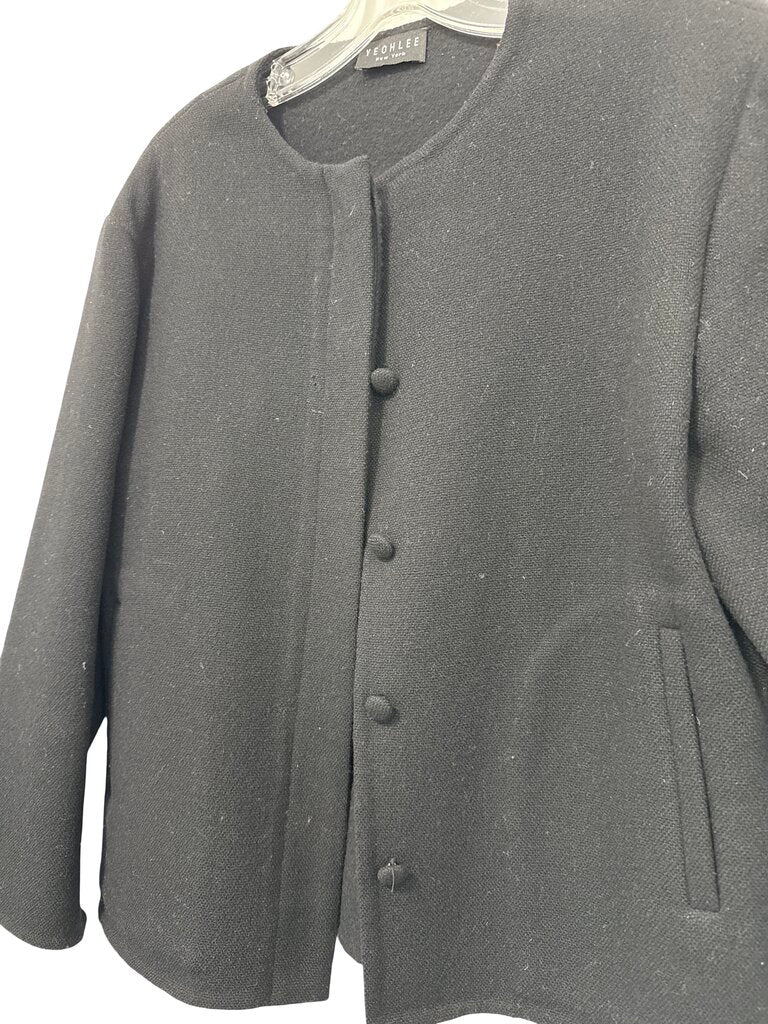 Wool Button Front Short