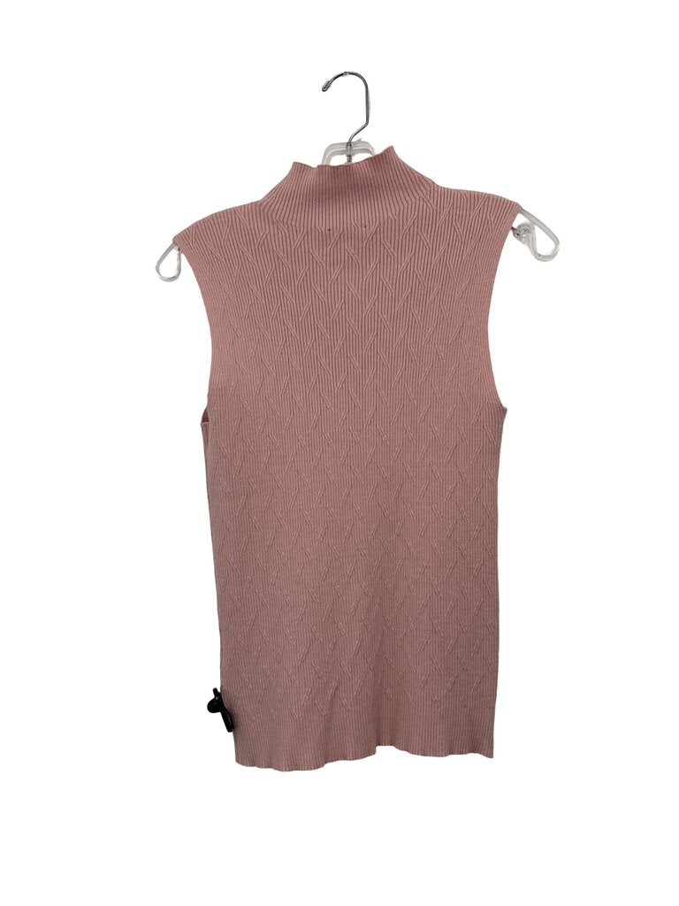 Slvs Textured Hi Neck