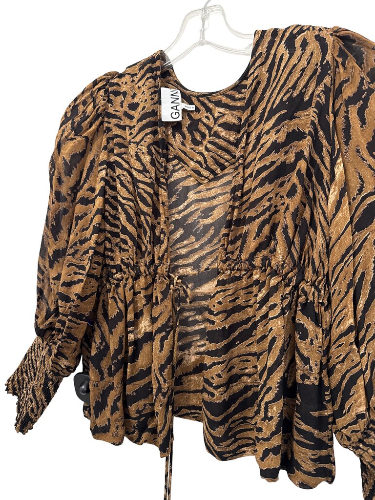 Animal Print Tie Back