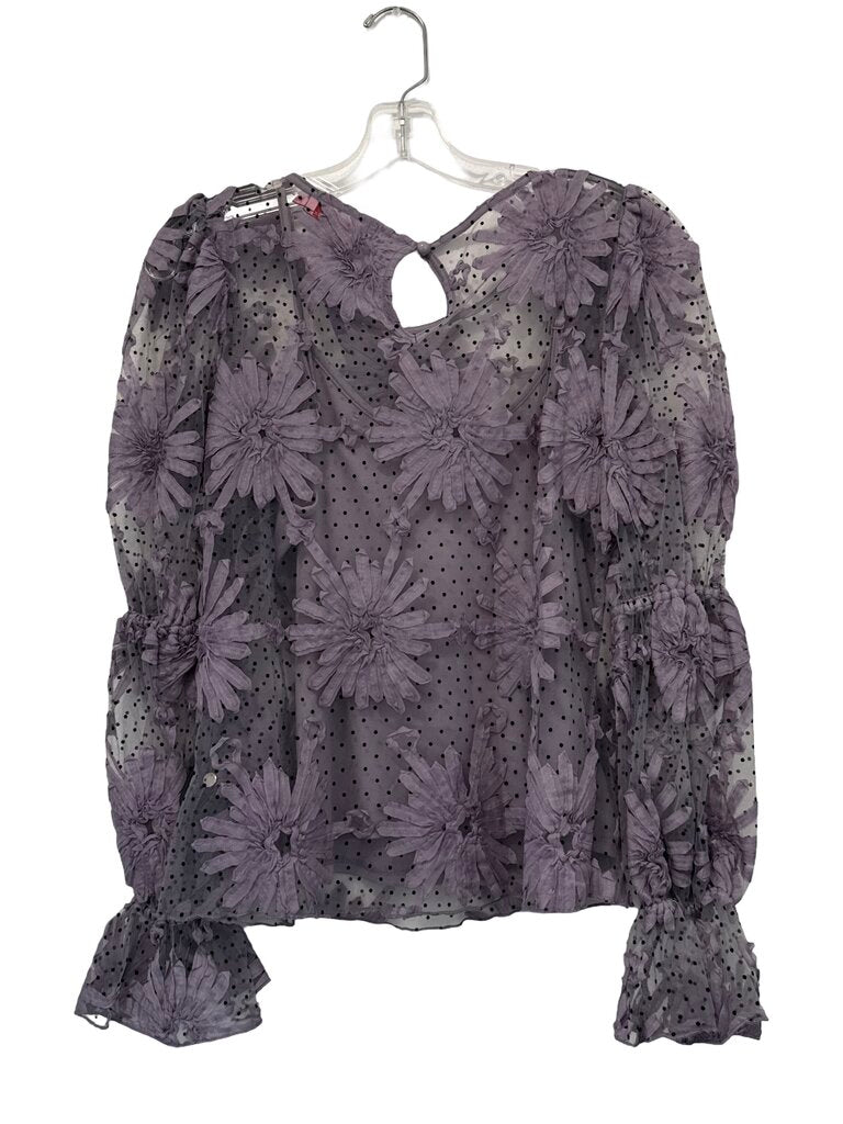 Sheer Embro Floral W/Cami