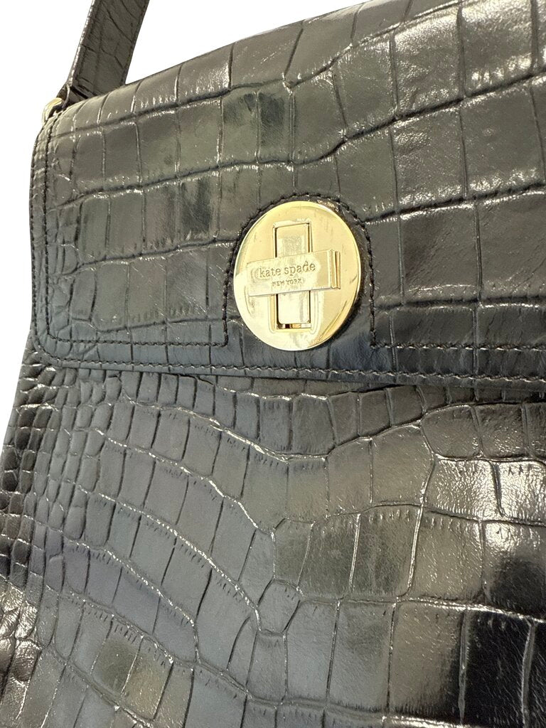 Croc Embossed Crossbody
