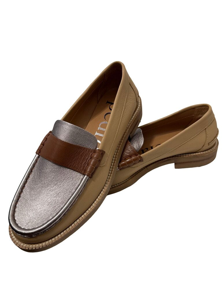 Metallic Loafers