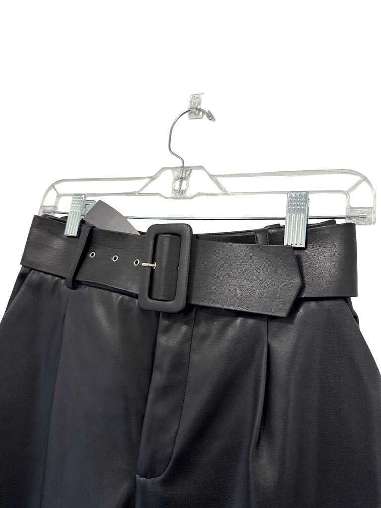 Faux Leather Trousers