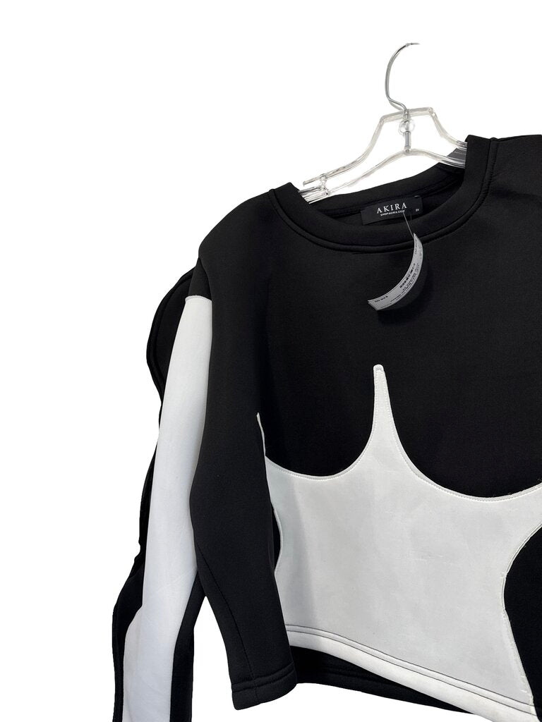 Balloon Sleeve Crop
