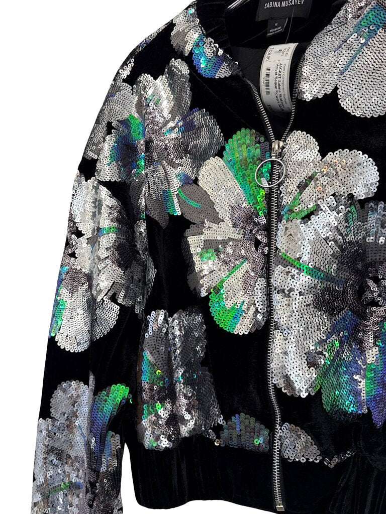 Velvet/Sequin Flowers