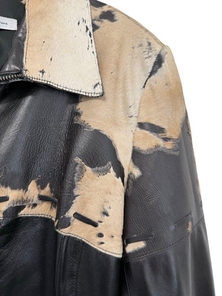 Leather Cow Print