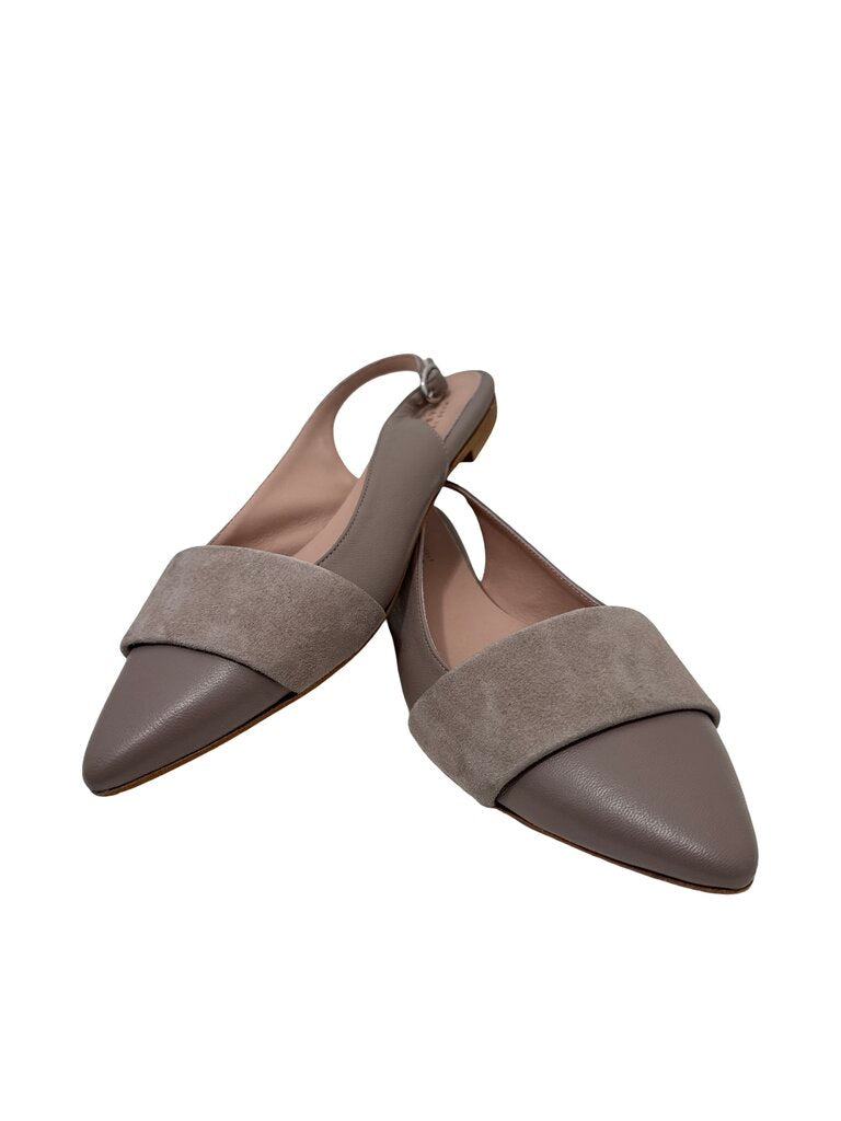 Leather/Suede Slingback