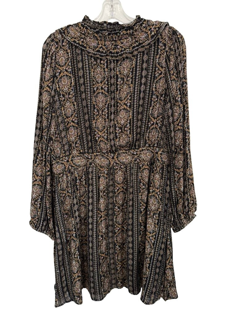 Metallic Floral W/Ruffles NWT