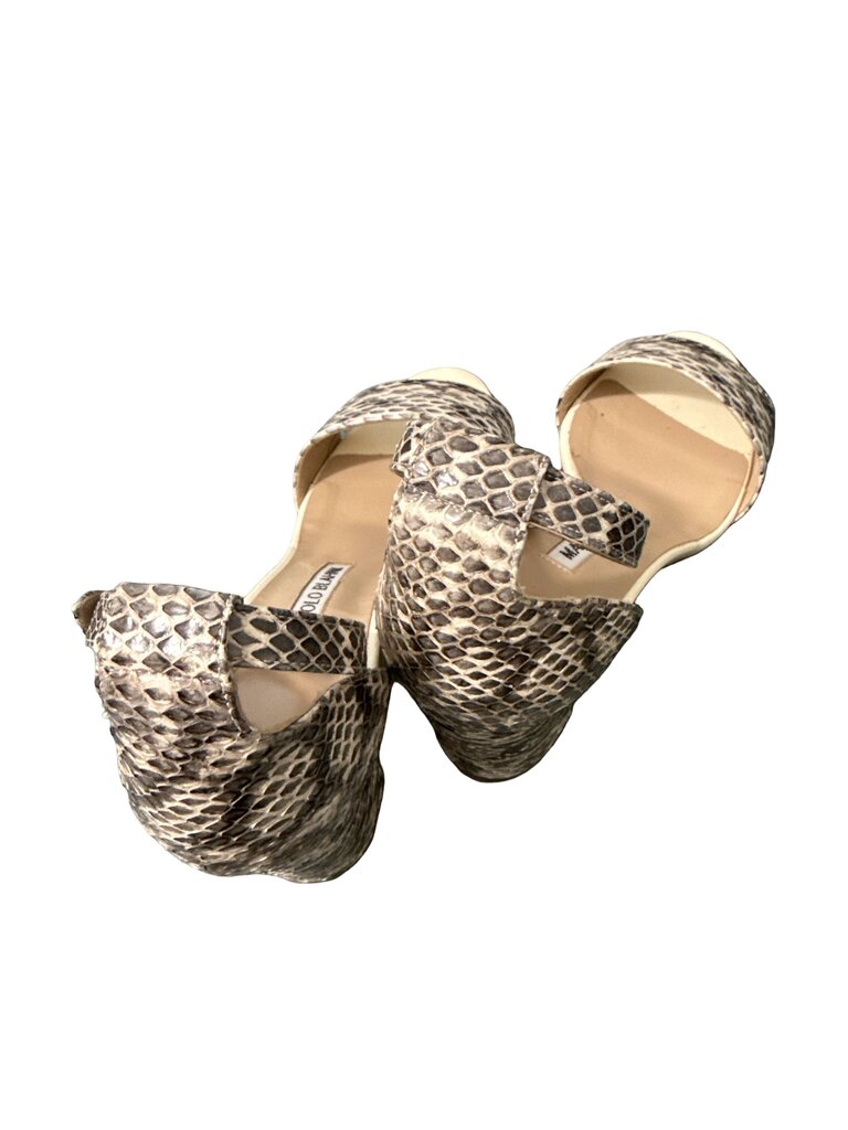 Snake Ankle Strap W/Heel