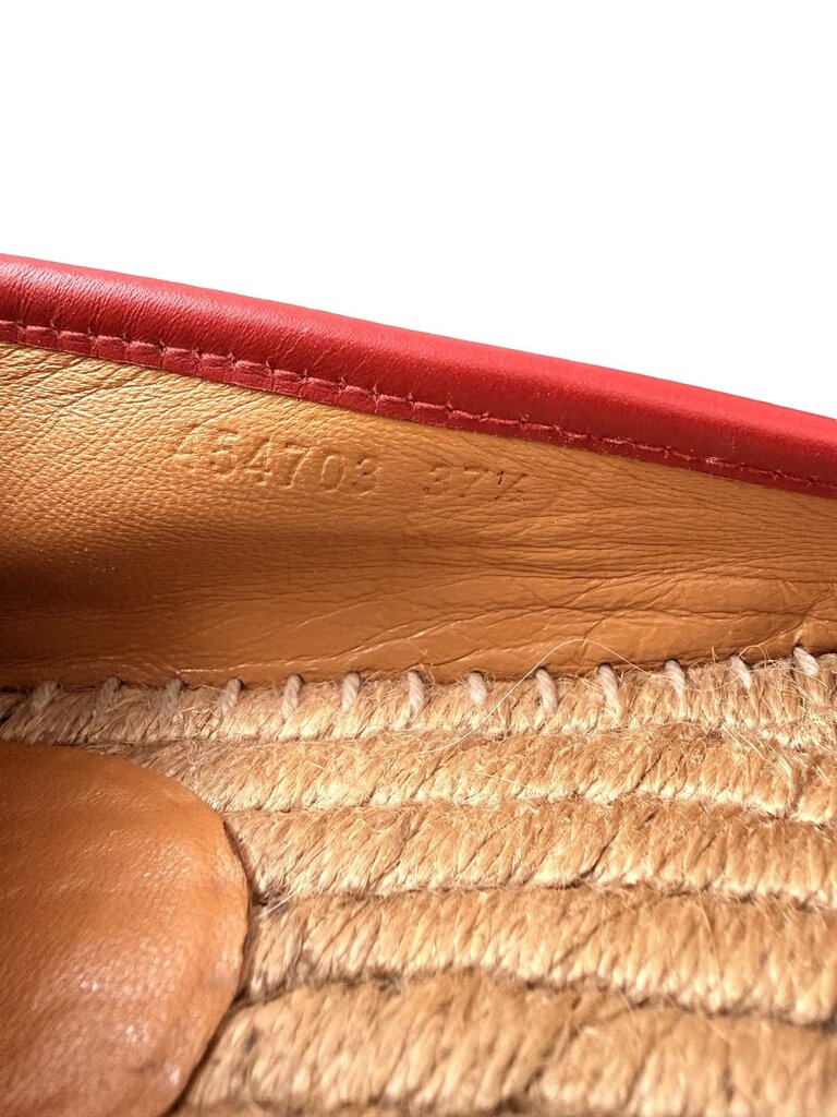 Leather Logo Espadrille